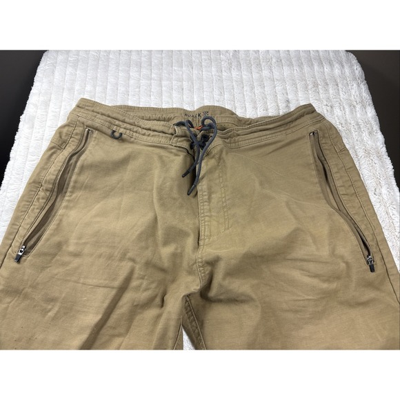 Roark‎ Layover 2.0 Pant Mens 32x29 Brown Drawstring Stretch Hiking Travel - Picture 2 of 16